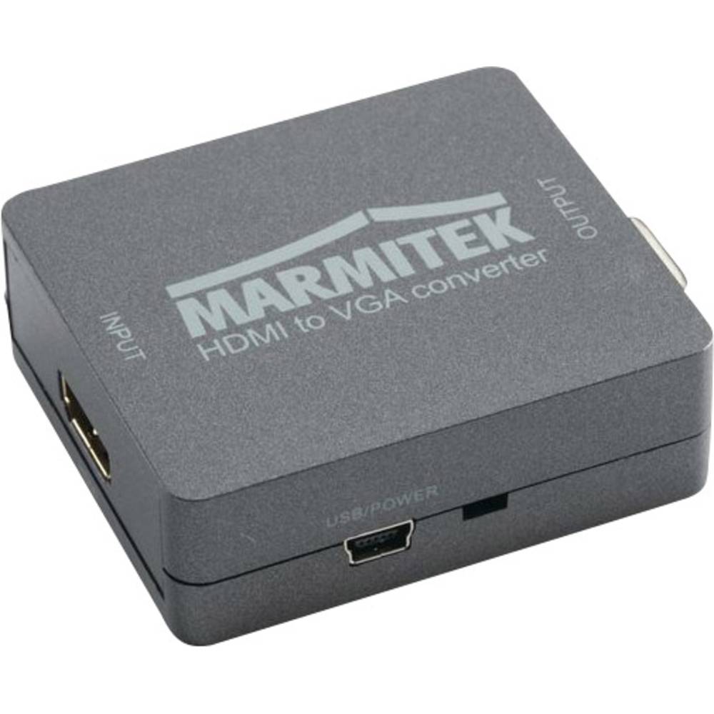 AV konvertor [HDMI - VGA, jack] 1920 x 1080 Pixel Marmitek Connect HV15