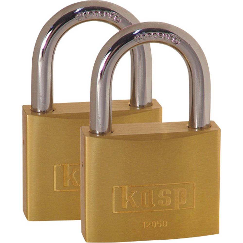 Kasp K12050D2 visací zámek 50 mm zlatožlutá na klíč