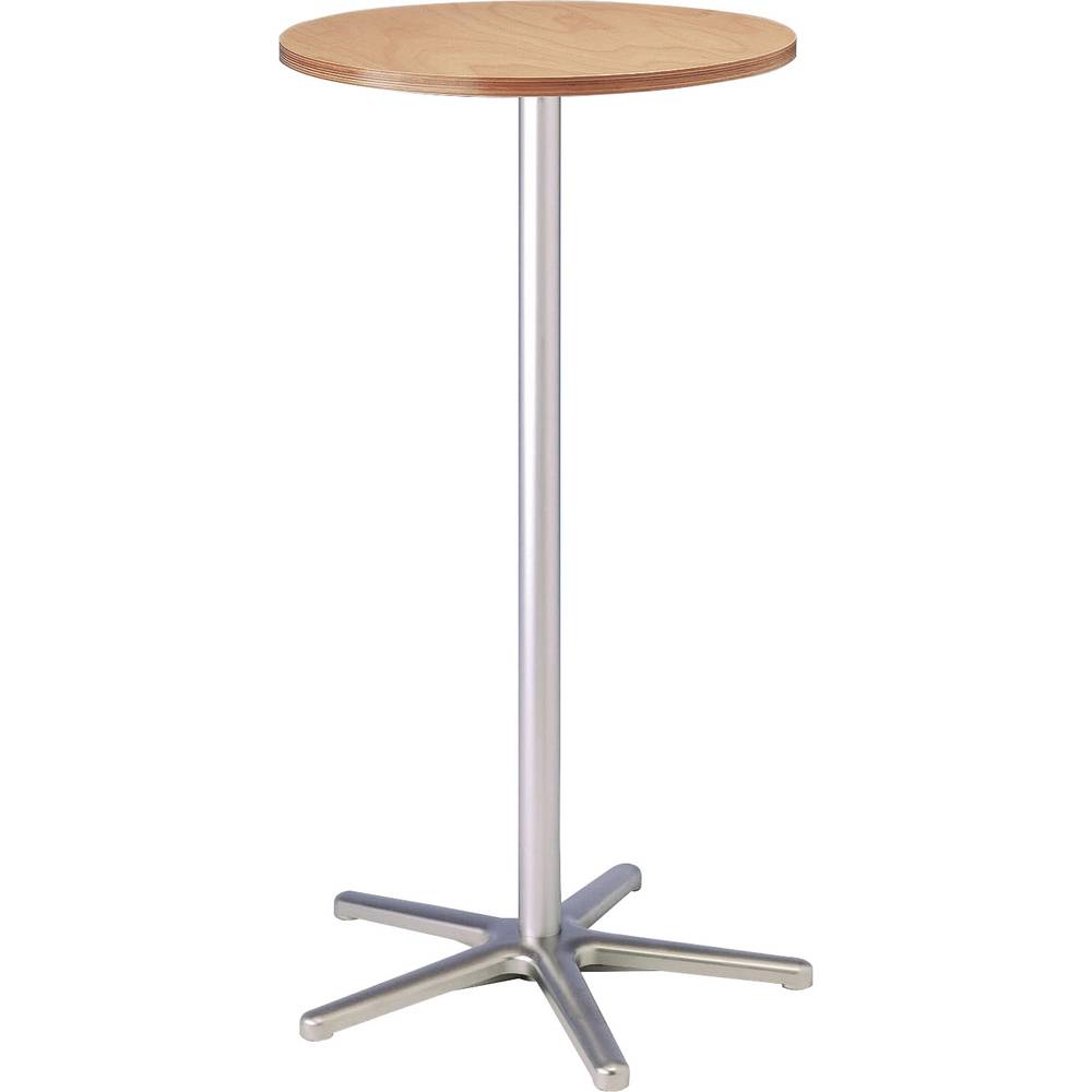 Maul stůl práci ve stoje Stehtisch Buche stříbrná 9323070 Barva stolní desky: buk podlahový chránič z plastu max. výška: