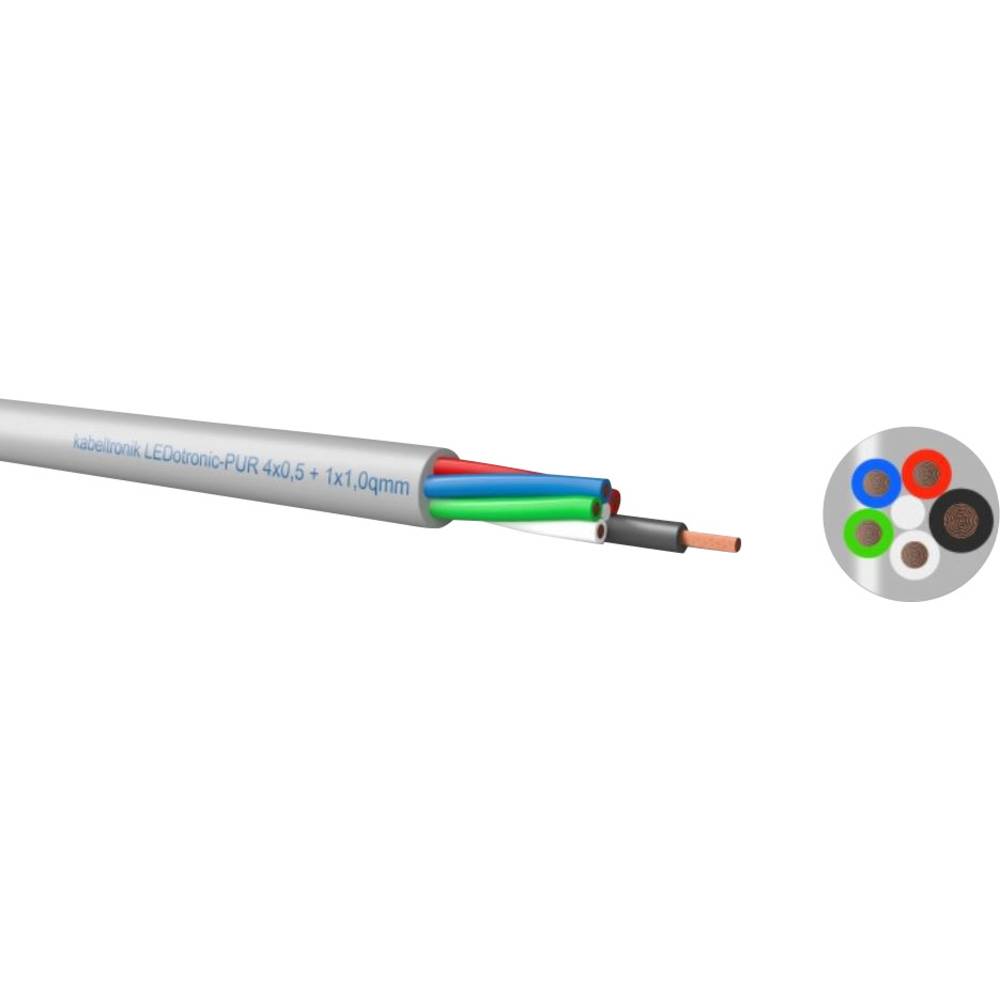 Kabeltronik 424P51105 424P51105 připojovací kabel 500 V PVC (Ø) 5.9 mm 1 m