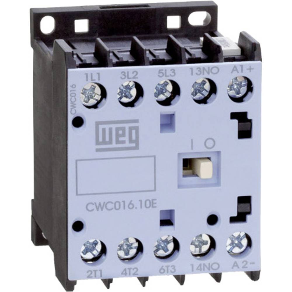 WEG CWC07-01-30C03 stykač 3 spínací kontakty 3 kW 24 V/DC 7 A s pomocným kontaktem 1 ks