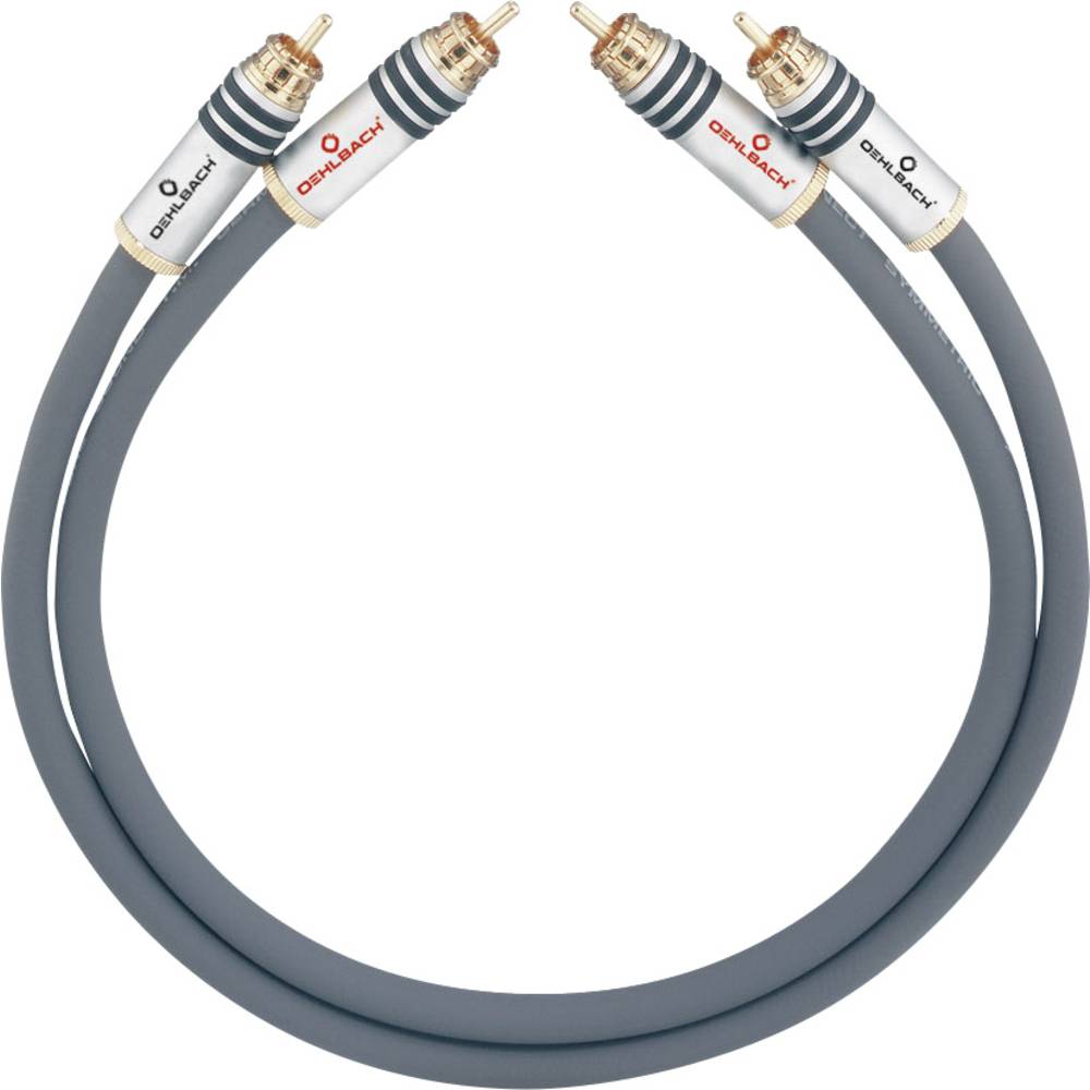 cinch audio kabel [2x cinch zástrčka - 2x cinch zástrčka] 2.75 m antracitová pozlacené kontakty Oehlbach NF 14 MASTER
