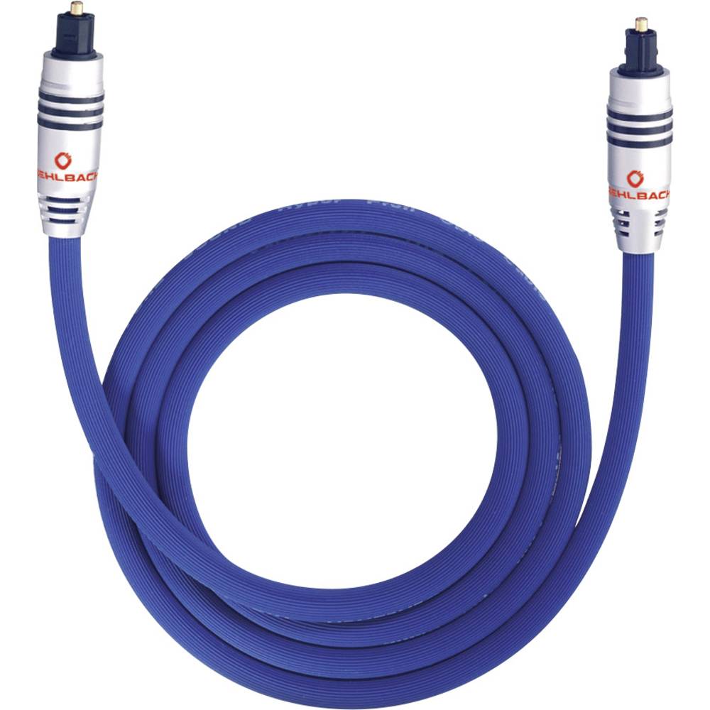 Toslink digitální audio kabel [1x Toslink zástrčka (ODT) - 1x Toslink zástrčka (ODT)] 1.00 m modrá Oehlbach XXL® Series
