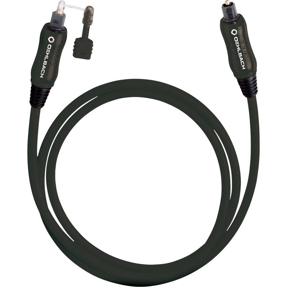 Toslink digitální audio kabel [1x Toslink zástrčka (ODT) - 1x Toslink zástrčka (ODT)] 1.50 m černá Oehlbach OPTO Star Bl
