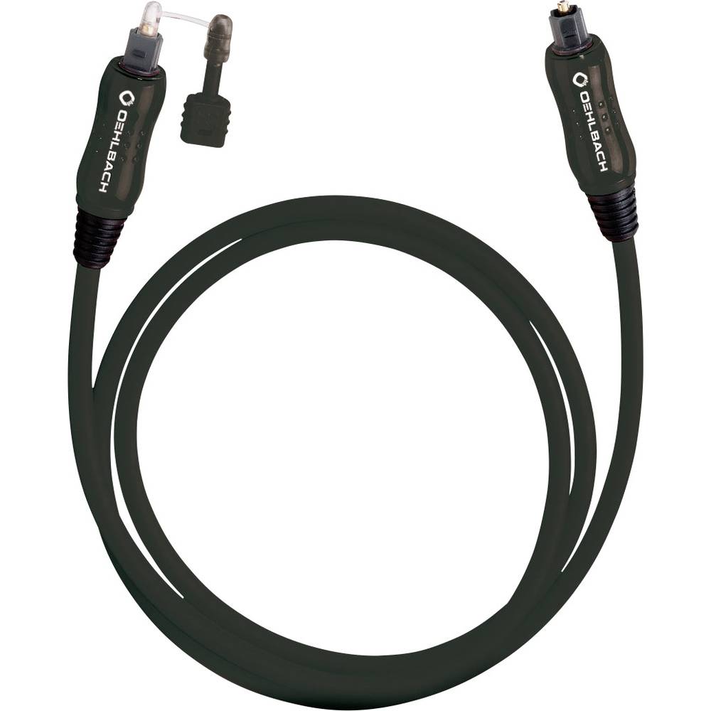 Toslink digitální audio kabel [1x Toslink zástrčka (ODT) - 1x Toslink zástrčka (ODT)] 15.00 m černá Oehlbach OPTO Star B