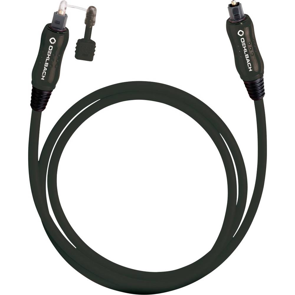 Toslink digitální audio kabel [1x Toslink zástrčka (ODT) - 1x Toslink zástrčka (ODT)] 3.00 m černá Oehlbach OPTO Star Bl