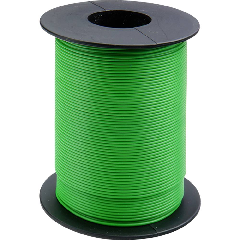 105-4-100 spojovací drát 1 x 0.20 mm² zelená 100 m