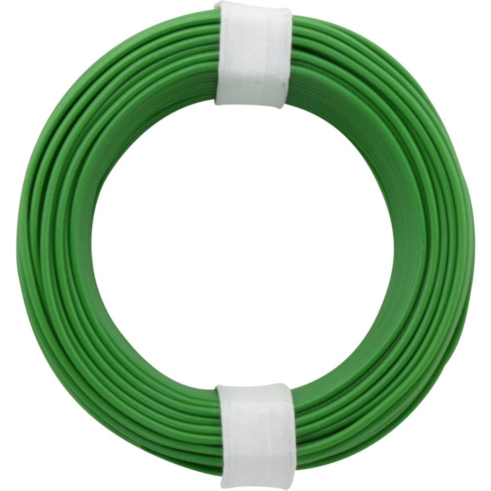 105-4 spojovací drát 1 x 0.20 mm² zelená 10 m