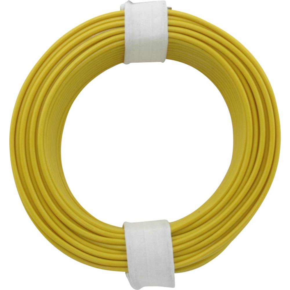 105-3 spojovací drát 1 x 0.20 mm² žlutá 10 m
