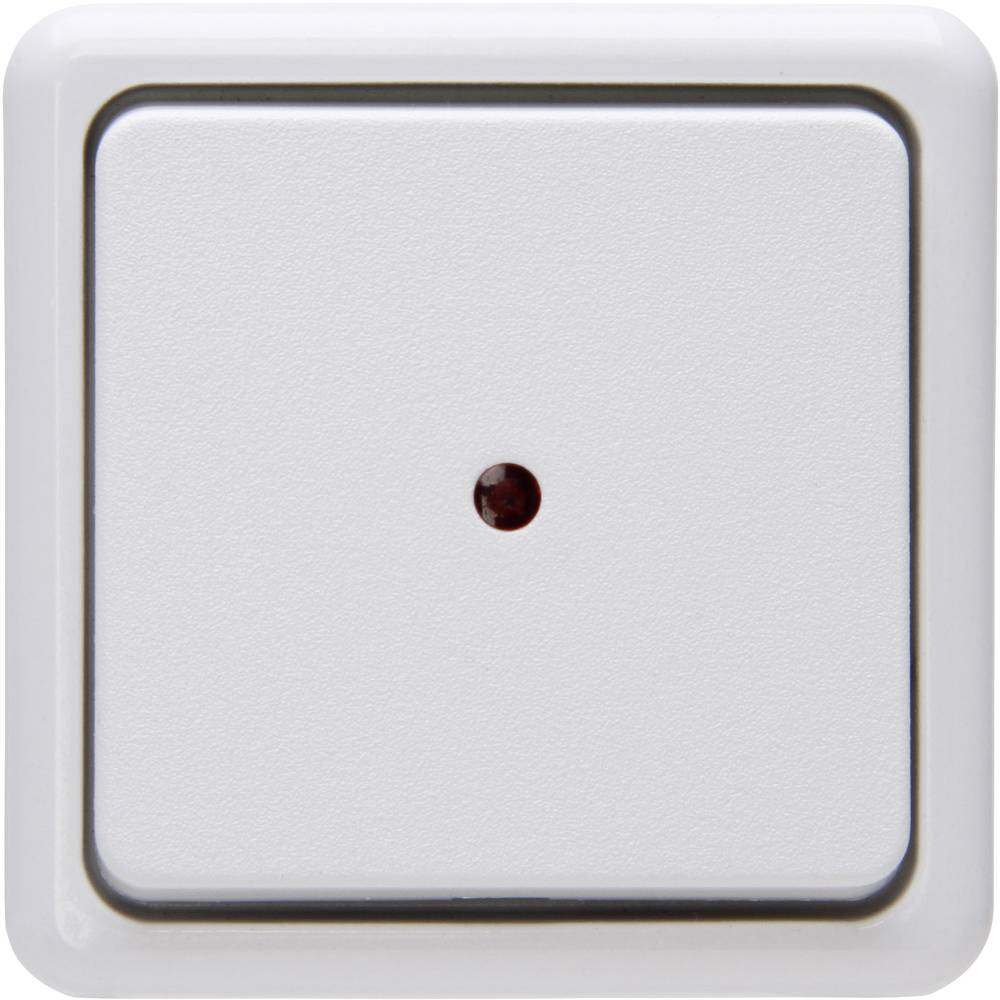 Kopp kontrolní spínač, přepínač, vypínač na omítku – standardní arktická bílá 514602006