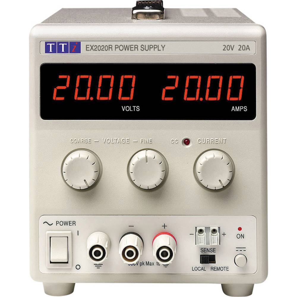 Aim TTi EX4210R laboratorní zdroj s nastavitelným napětím, Kalibrováno dle (DAkkS), 0 - 42 V/DC, 0 - 10 A, 420 W, výstup