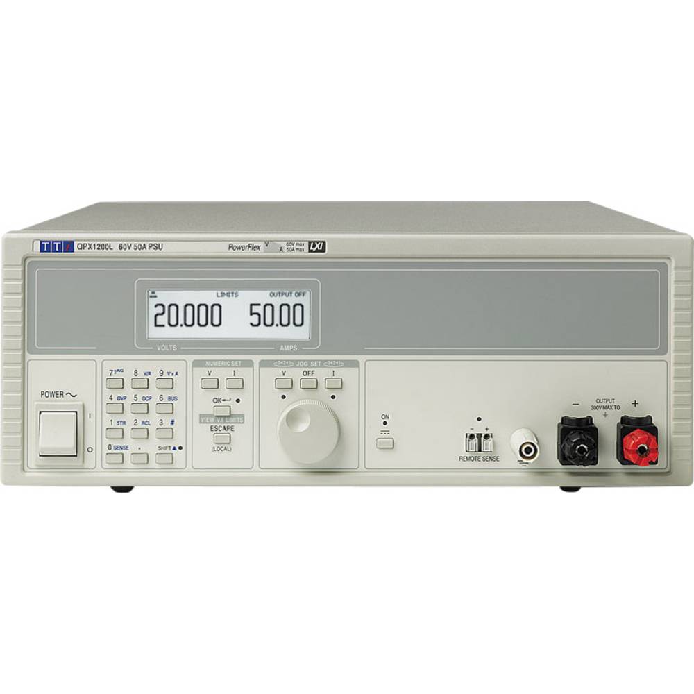 Aim TTi QPX1200SP laboratorní zdroj s nastavitelným napětím, Kalibrováno dle (ISO), 0 - 60 V/DC, 0 - 50 A, 1200 W, GPIB,