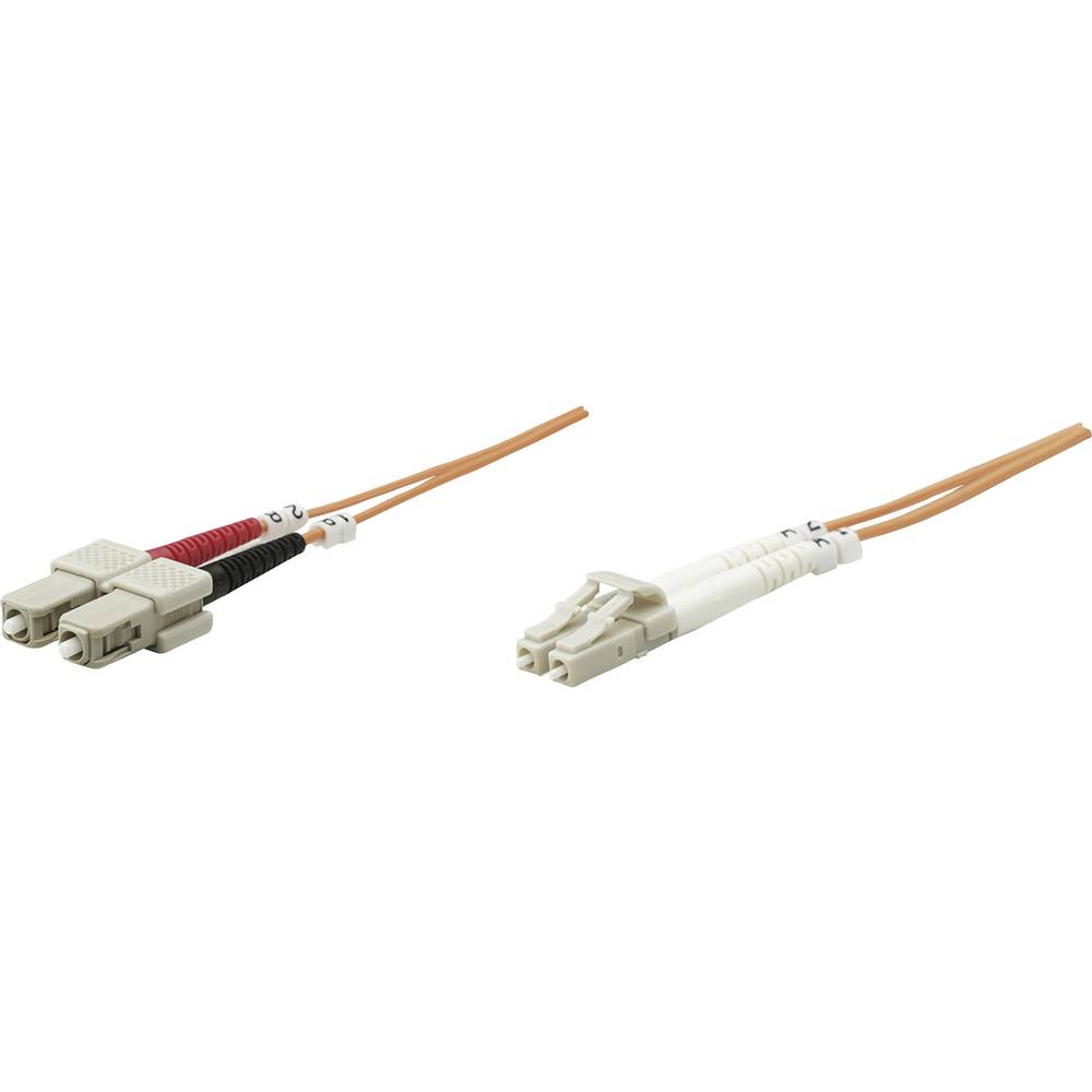 Intellinet 471251 optické vlákno optické vlákno kabel [1x zástrčka LC - 1x zástrčka SC] 62,5/125 µ Multimode OM1 1.00 m