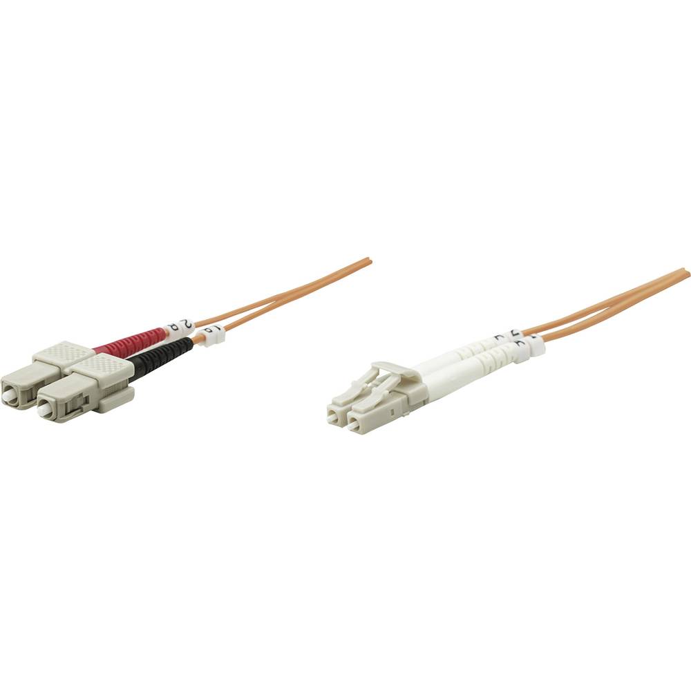 Intellinet 471275 optické vlákno optické vlákno kabel [1x zástrčka LC - 1x zástrčka SC] 62,5/125 µ Multimode OM1 3.00 m
