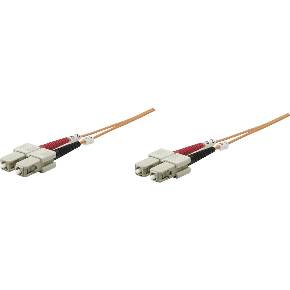 Intellinet 515818 optické vlákno optické vlákno kabel [1x zástrčka SC - 1x zástrčka SC] 62,5/125 µ Multimode OM1 1.00 m