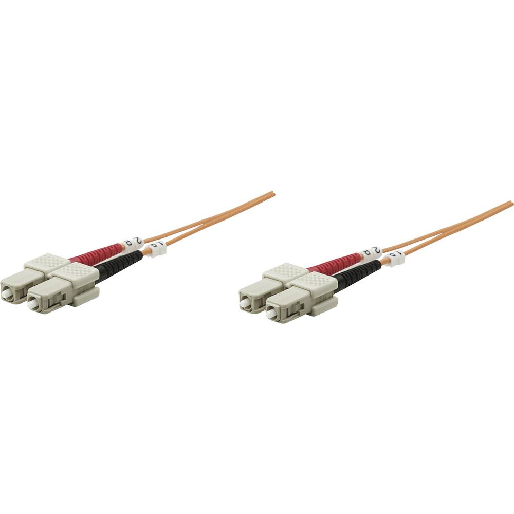 Intellinet 515825 optické vlákno optické vlákno kabel [1x zástrčka SC - 1x zástrčka SC] 62,5/125 µ Multimode OM1 2.00 m