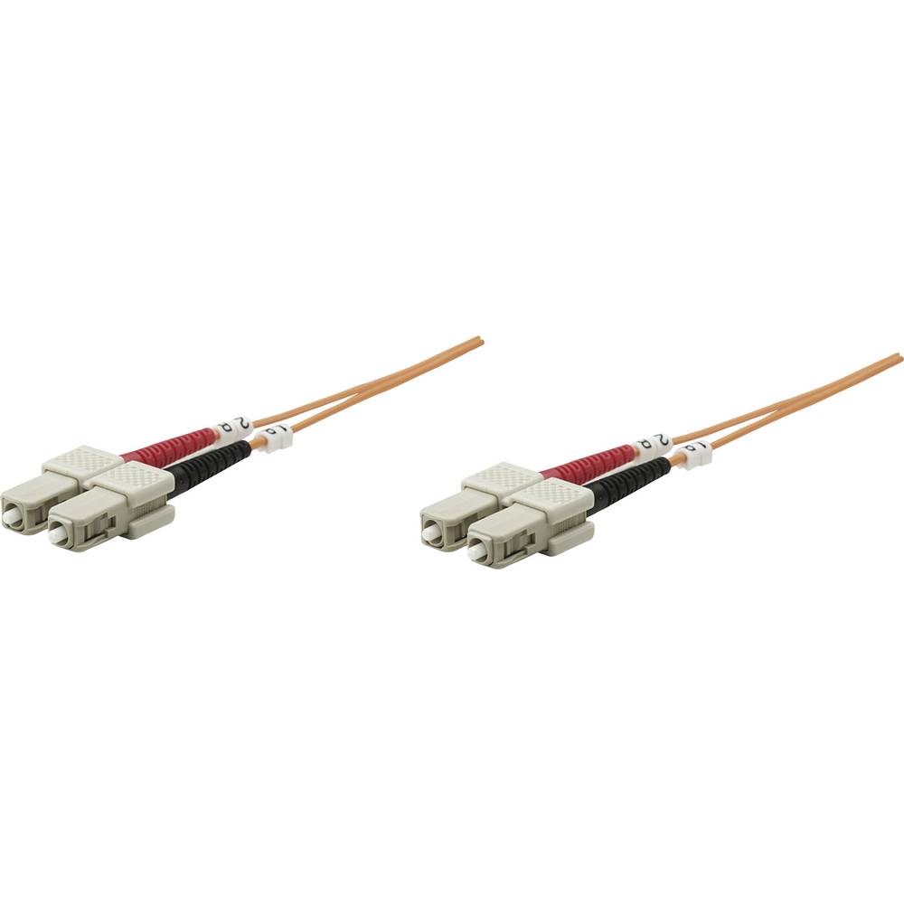 Intellinet 511308 optické vlákno optické vlákno kabel [1x zástrčka SC - 1x zástrčka SC] 62,5/125 µ Multimode OM1 3.00 m