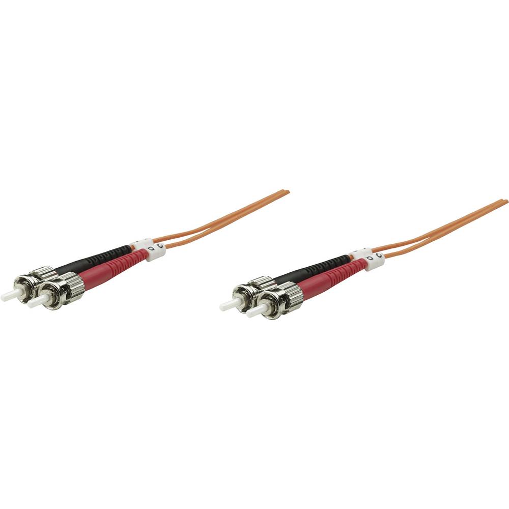 Intellinet 515757 optické vlákno optické vlákno kabel [1x ST zástrčka - 1x ST zástrčka] 62,5/125 µ Multimode OM1 1.00 m