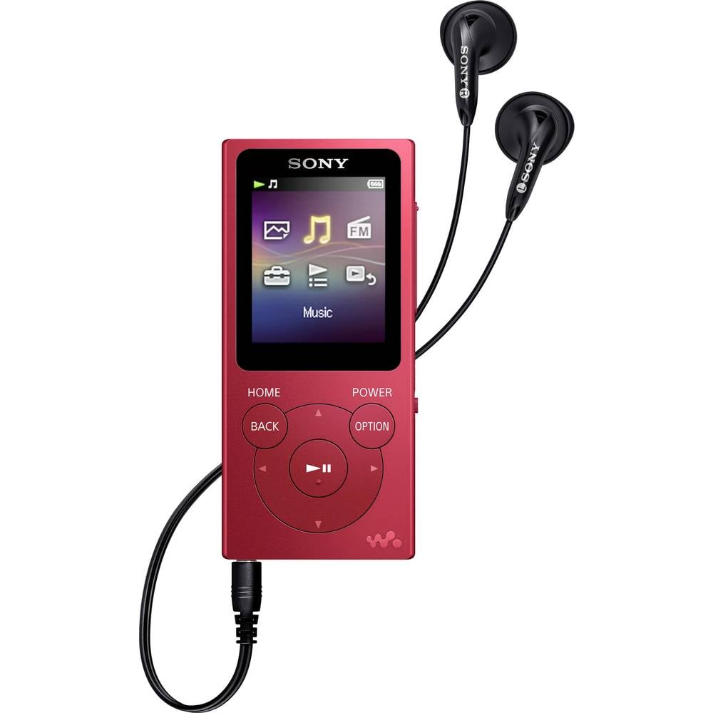 Sony Walkman® NW-E394R MP3 přehrávač, MP4 přehrávač 8 GB červená