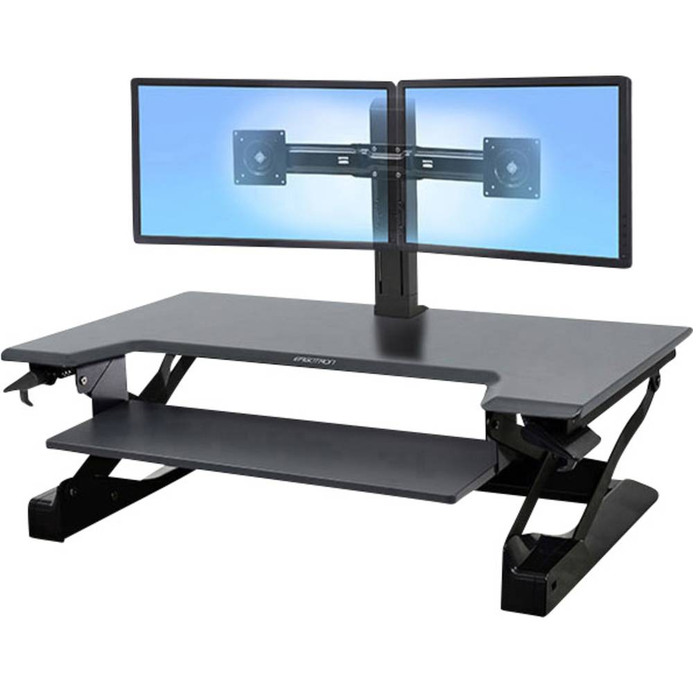 Ergotron WorkFit-TL nástavec na stůl pro práci vsedě i ve stoje Rozsah výšky: 38 cm (max) černá