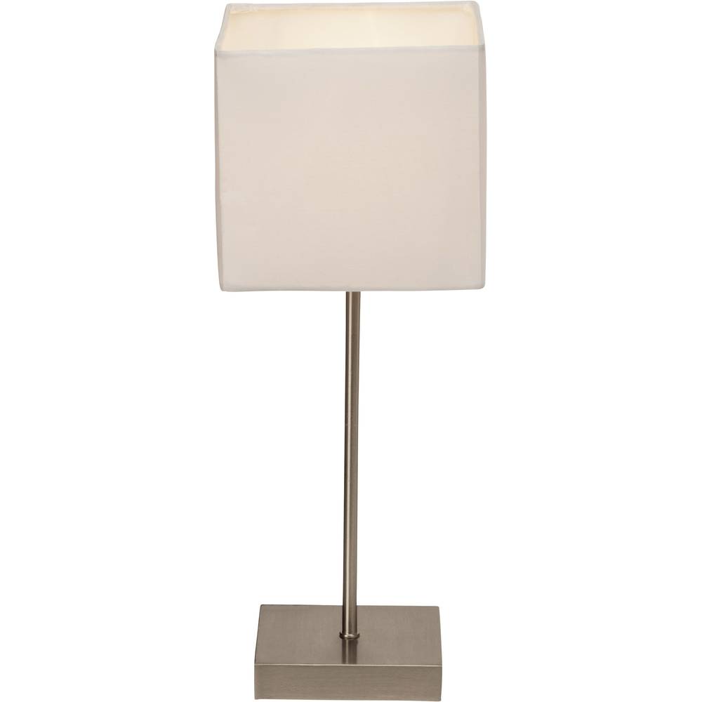 Brilliant Aglae 94873/05 stolní lampa LED E14 40 W bílá, chrom (satinovaný)