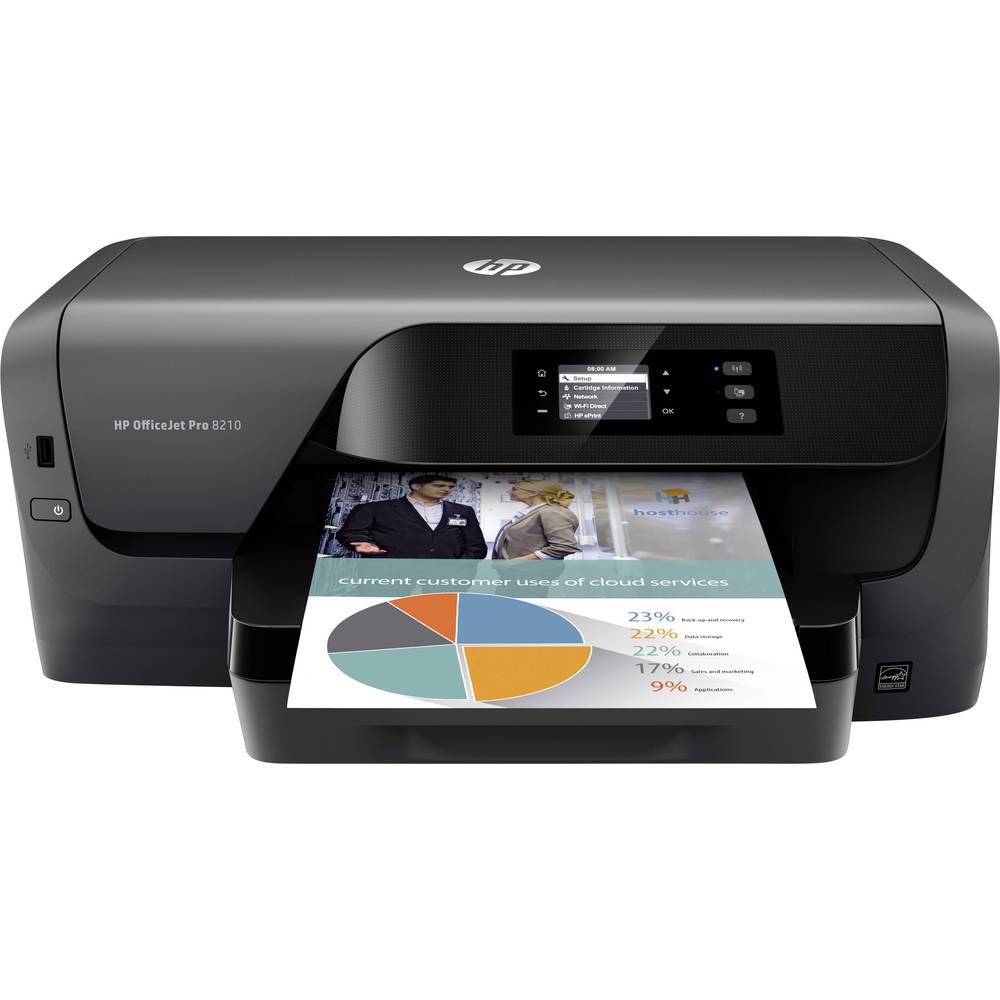 HP Officejet Pro 8210 barevná inkoustová tiskárna A4 LAN, Wi-Fi, duplexní
