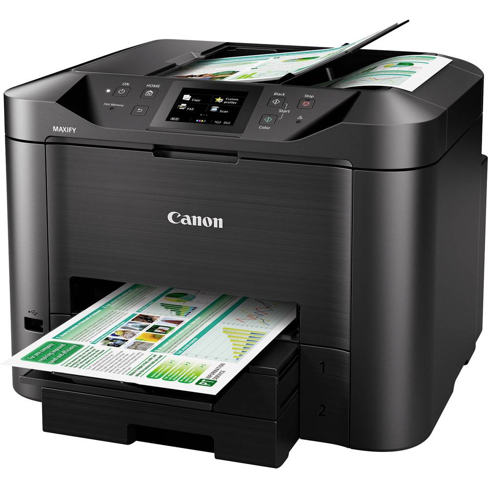 Canon MAXIFY MB5450 barevná inkoustová multifunkční tiskárna A4 tiskárna, skener, kopírka, fax LAN, Wi-Fi, duplexní, dup