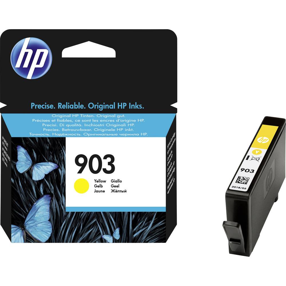 HP 903 Inkoustová kazeta originál žlutá T6L95AE náplň do tiskárny