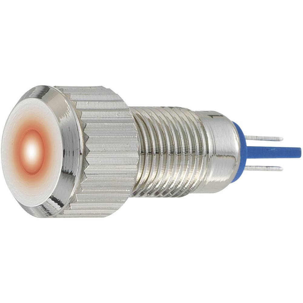 TRU COMPONENTS 149484 indikační LED červená 12 V/DC, 12 V/AC 15 mA GQ8F-D/R/12V/N