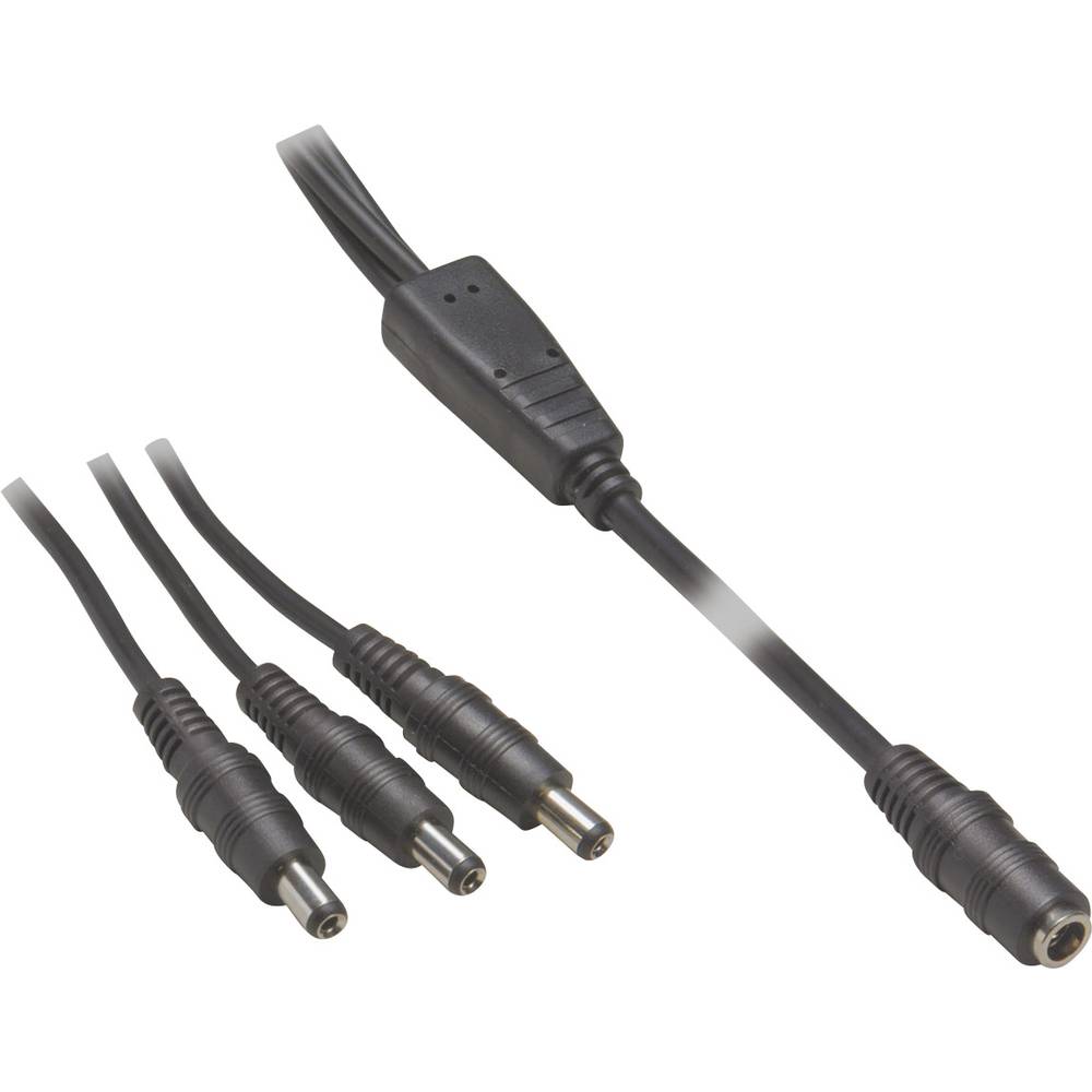 VOLTCRAFT 072958C nízkonapěťový připojovací kabel nízkonapěťová zásuvka - nízkonapěťová zástrčka 5.5 mm 2.5 mm 5.5 mm 2.