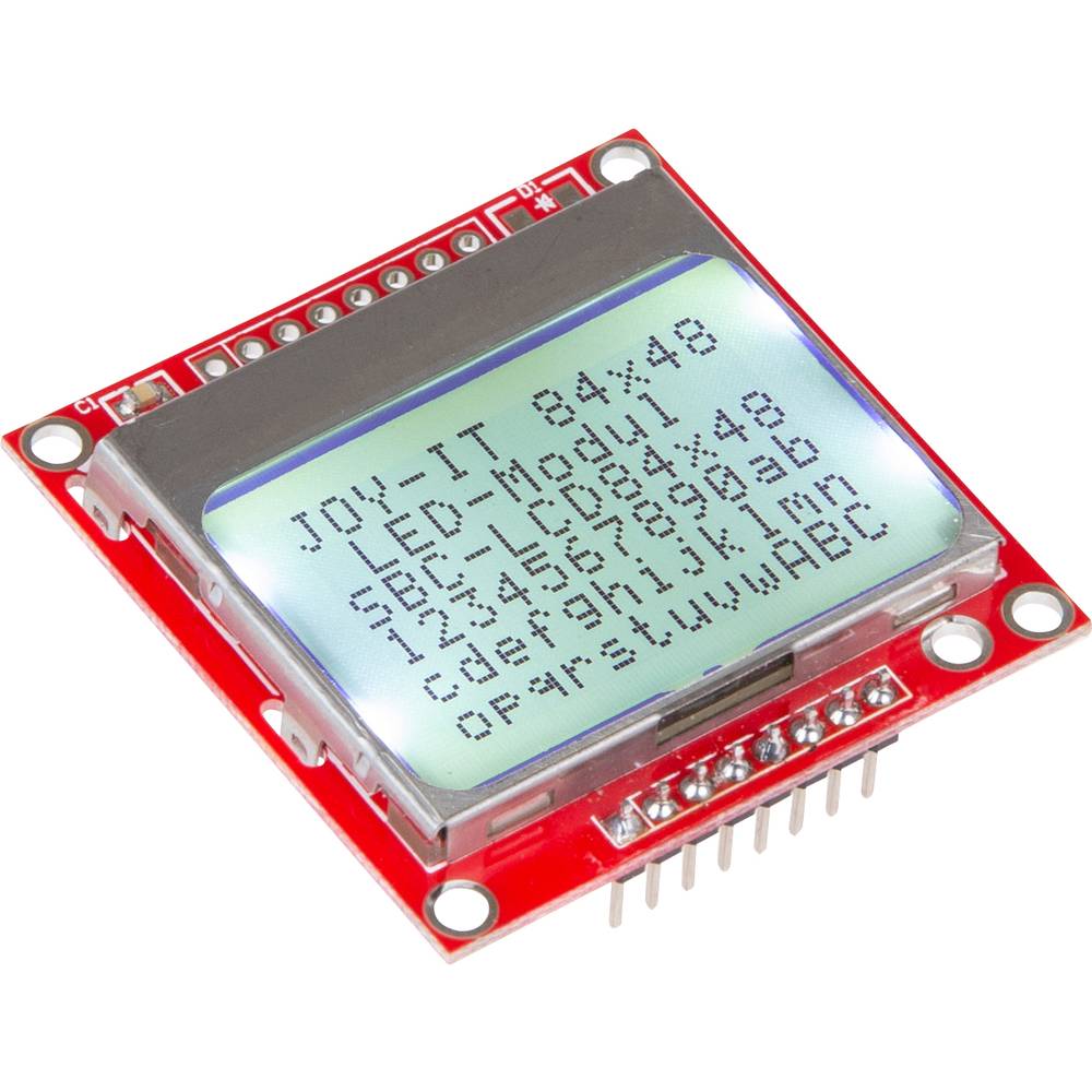 Joy-it SBC-LCD84x48 modul displeje 6.8 cm (2.67 palec) 84 x 48 Pixel Vhodné pro (vývojové sady): Raspberry Pi, Banana Pi