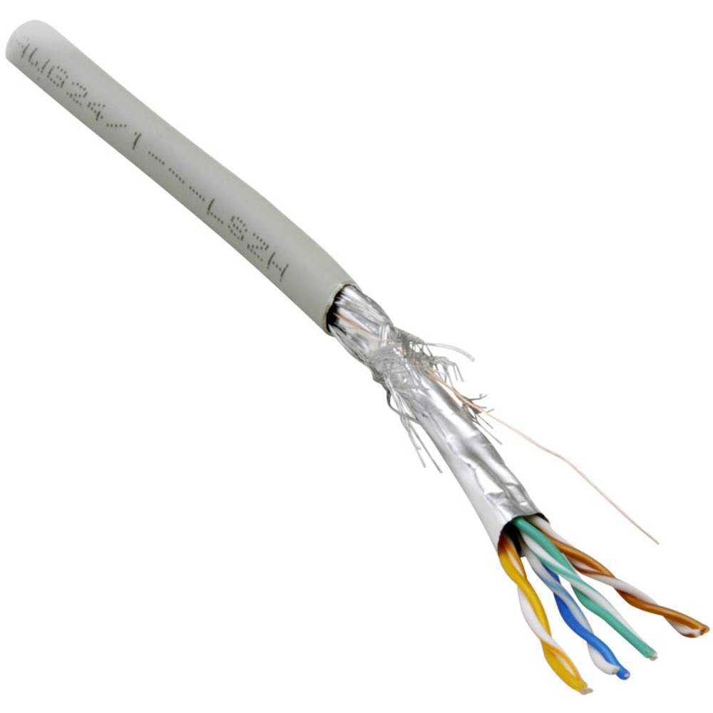 BKL Electronic 10010827 ethernetový síťový kabel CAT 6 S/FTP 8 x 0.128 mm² šedá 100 ks