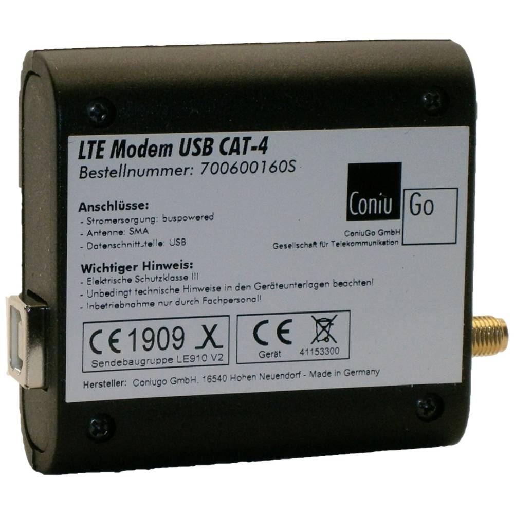 ConiuGo 700600160S LTE modem 12 V/DC Funkce (GSM): alarmování
