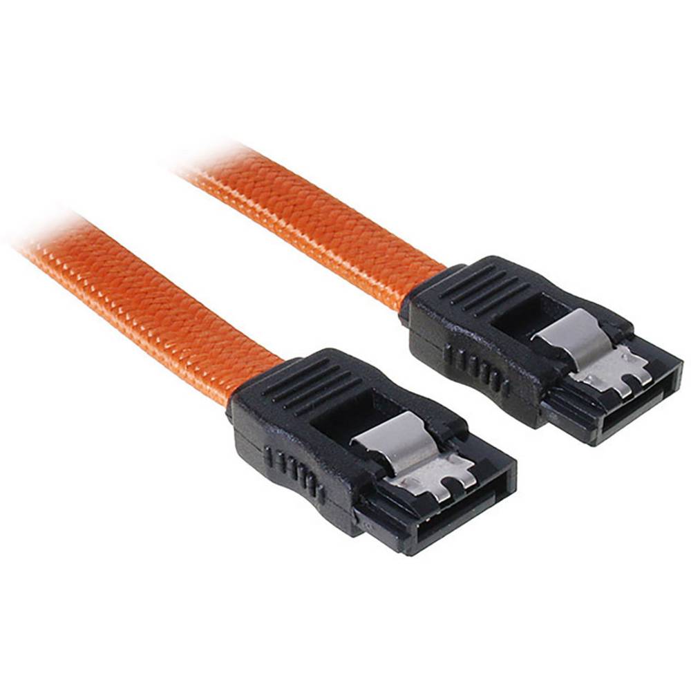 Bitfenix pevný disk kabel [1x SATA zásuvka 7-pólová - 1x SATA zásuvka 7-pólová] 0.30 m oranžová, černá