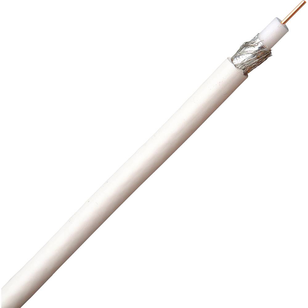 Kopp 167410049 koaxiální kabel vnější Ø: 6.60 mm 75 Ω 90 dB bílá 10 m