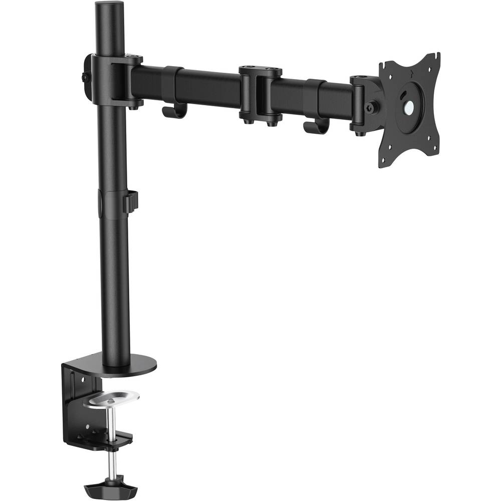 LogiLink BP0021 1násobné držák na stůl pro monitor 33,0 cm (13) - 68,6 cm (27) černá naklápěcí, nakláněcí