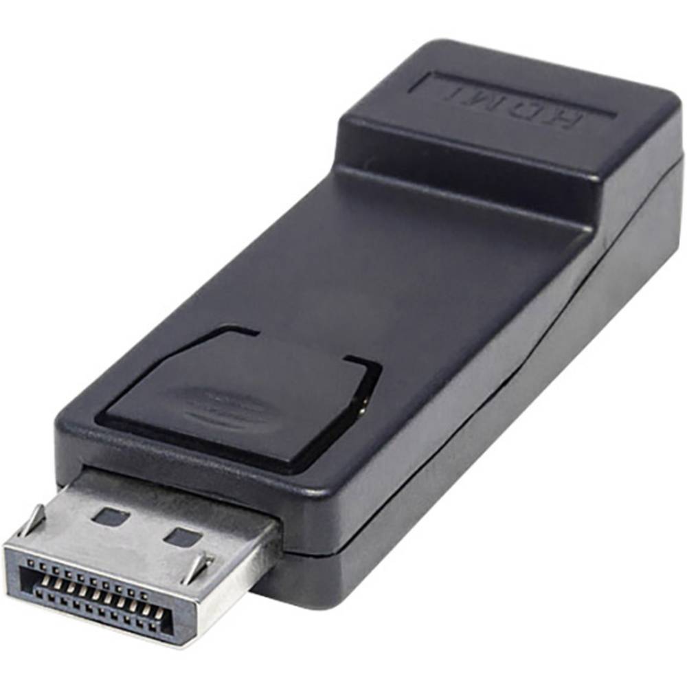 Manhattan 151993 DisplayPort adaptér [1x zástrčka DisplayPort - 1x HDMI zásuvka] černá UL certifikace, pozlacené kontakt