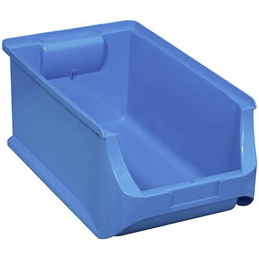 Plastový box na drobný materiál, stohovatelný Allit (š x v x h) 205 x 150 x 355 mm, modrá
