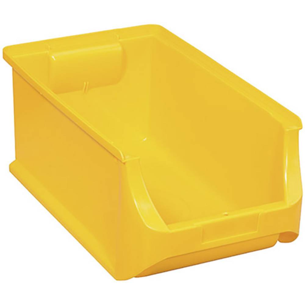 Plastový box na drobný materiál, stohovatelný Allit (š x v x h) 205 x 150 x 355 mm, žlutá