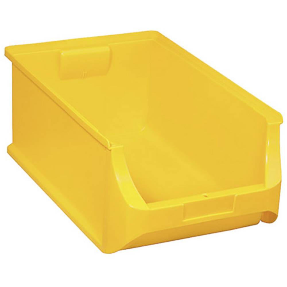 Plastový box na drobný materiál, stohovatelný Allit (š x v x h) 310 x 200 x 500 mm, žlutá