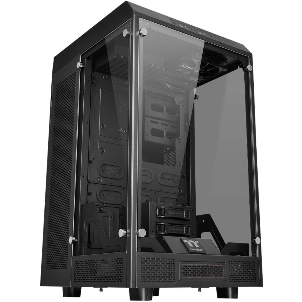 Thermaltake The Tower 900 Full Tower PC skříň černá 2 předinstalované LED ventilátory, kompatibilní s LCS, boční okno, i