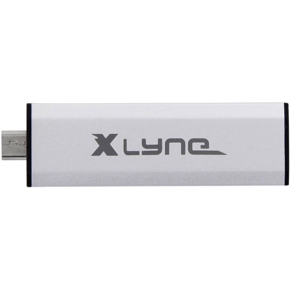 Xlyne OTG USB paměť pro smartphony/tablety stříbrná 16 GB USB 3.2 Gen 1 (USB 3.0), microUSB 2.0