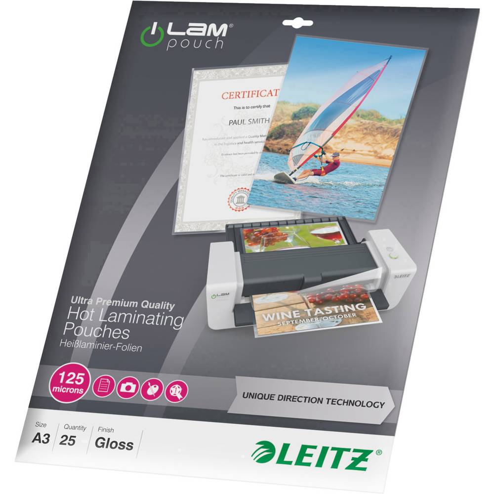 Leitz laminovací folie A3 125 micron lesklý 25 ks
