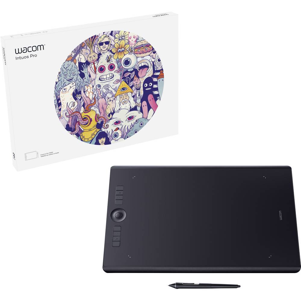Wacom Intuos Pro L Bluetooth® kreativní grafický tablet černá