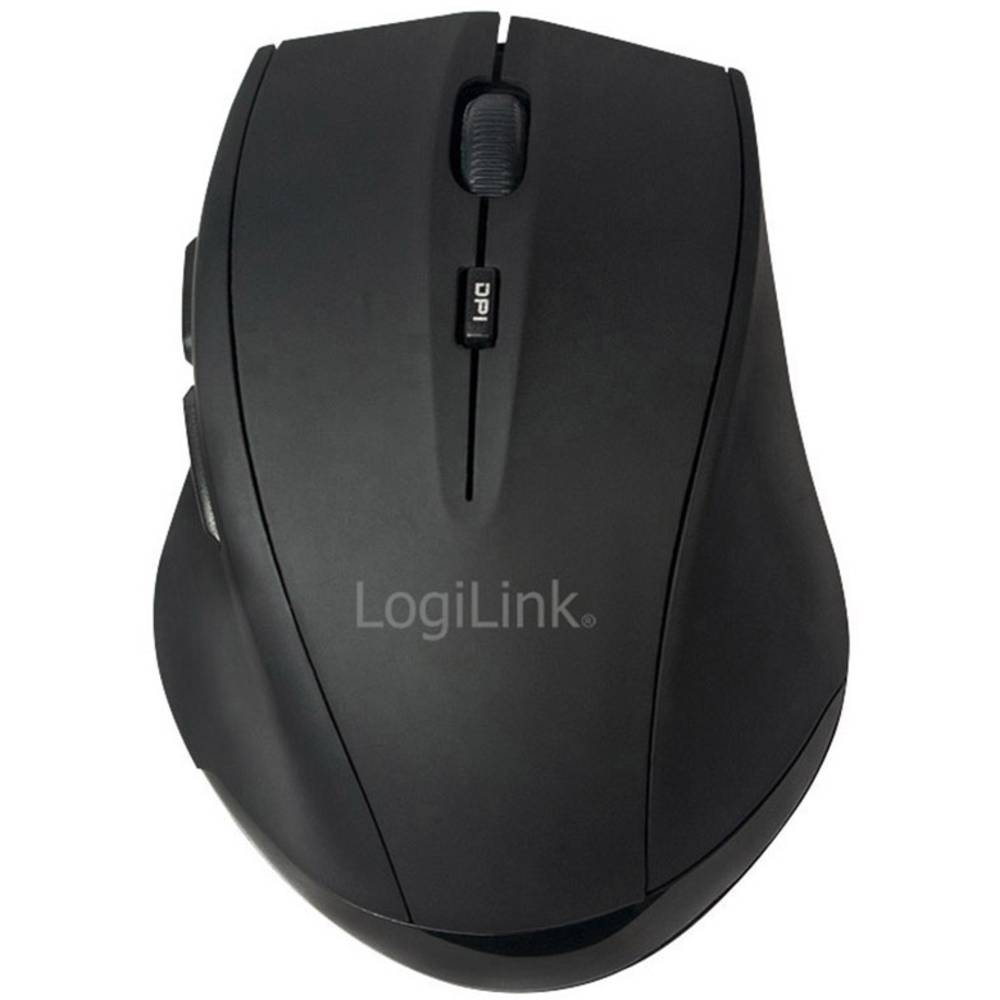 LogiLink ID0032A drátová myš Bluetooth® laserová černá 5 tlačítko 1600 dpi integrovaný scrollpad