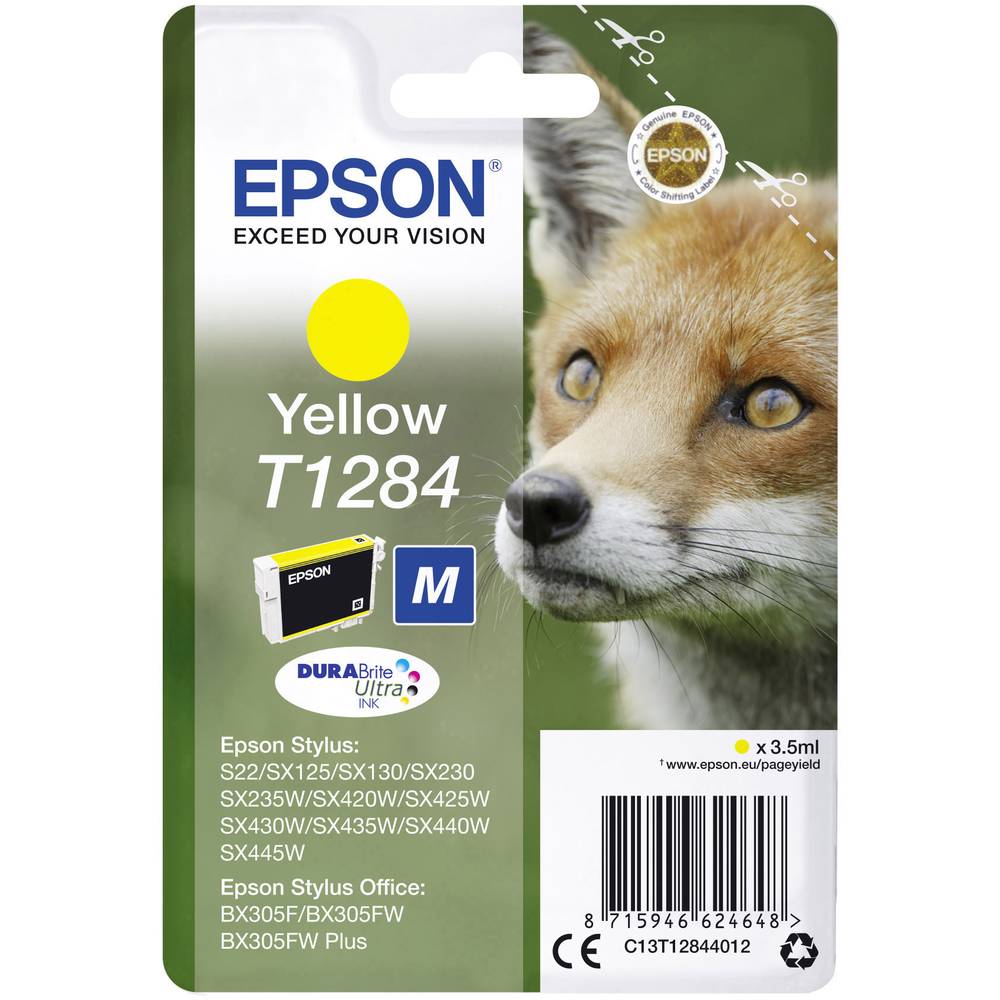 Epson Ink T1284 originál žlutá C13T12844012