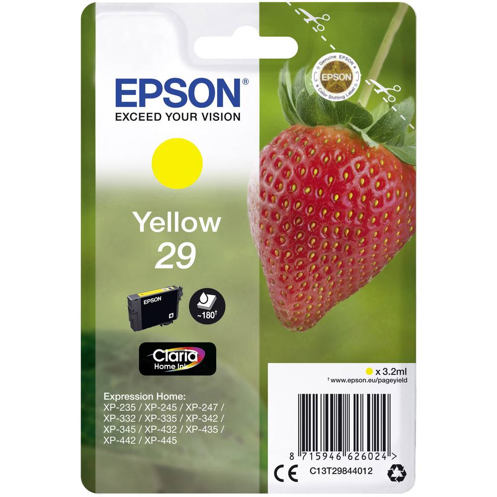 Epson Ink T2984, 29 originál žlutá C13T29844012