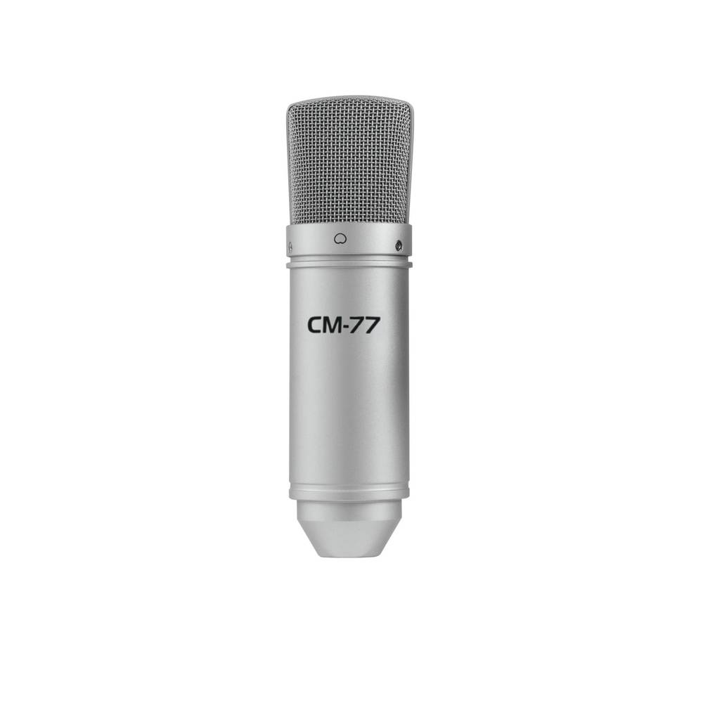 Omnitronic MIC CM-77 studiový mikrofon Druh přenosu:kabelový vč. pavouka, vč. svorky