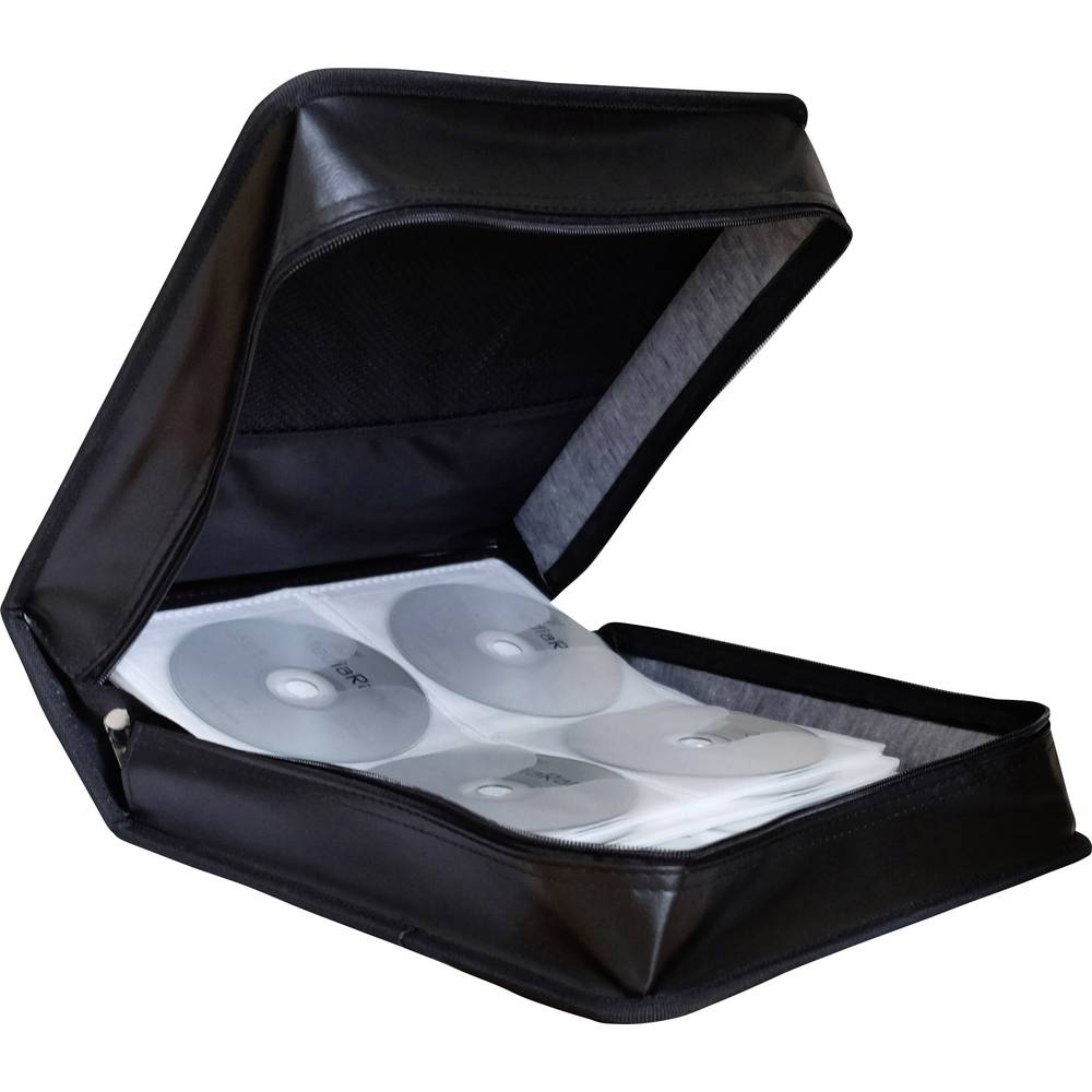 MediaRange taška na CD 200 CD/DVD/Blu-ray umělá kůže černá 1 ks (š x v x h) 314 x 118 x 312 mm BOX93