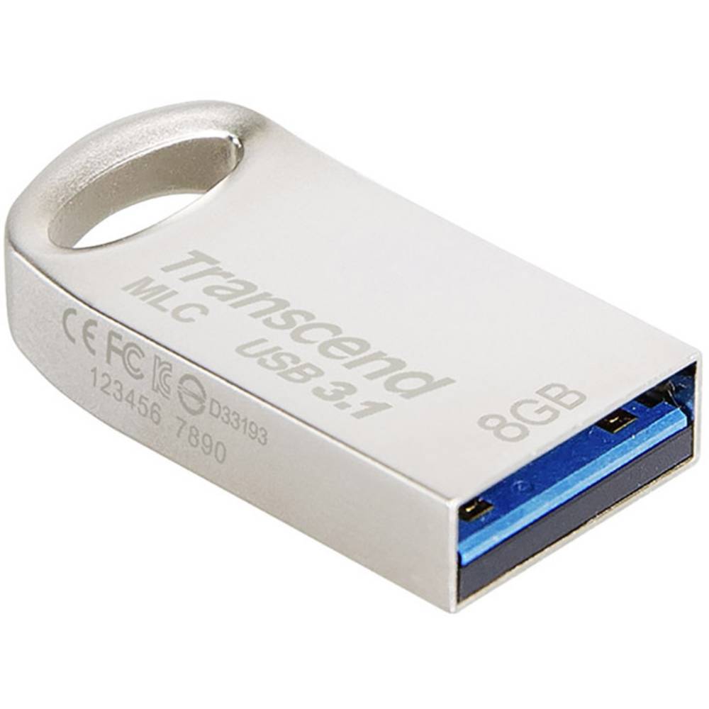 Transcend JetFlash® 720S MLC USB flash disk 8 GB stříbrná TS8GJF720S USB 3.2 Gen 2 (USB 3.1)